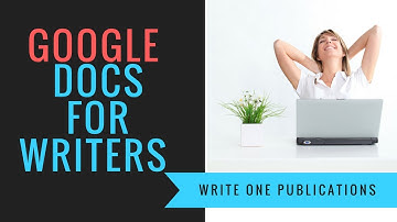 How To Write A Book In Google Docs – The Basics Of Formatting A Manuscript