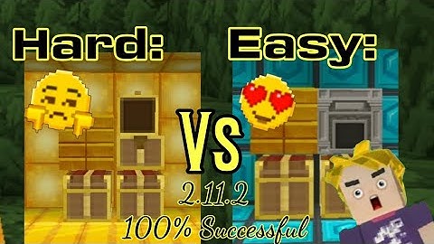 Easy Vs Hard Duplication Glitch 😍😍-(Skyblock) Blockman Go 2.11.2 |