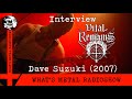 Capture de la vidéo Interview Vital Remains (Dave Suzuki) 2007 - An Icon Of Evil?