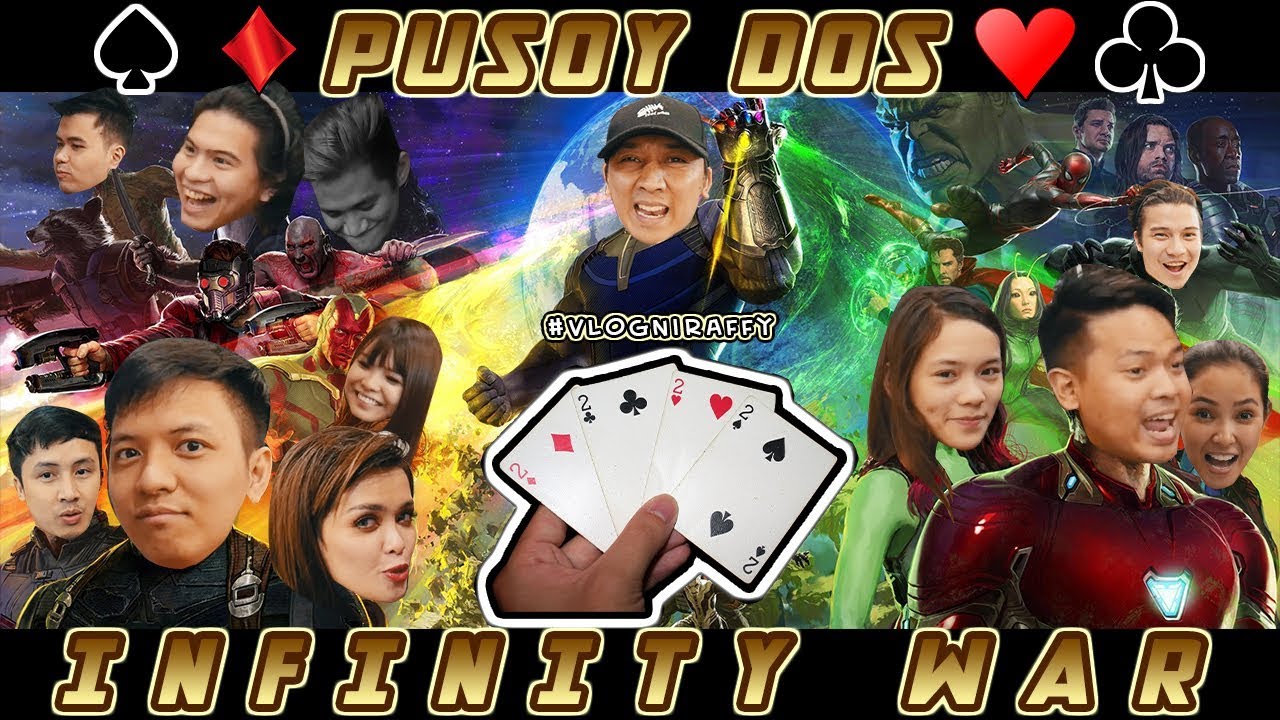 PUSOY DOS INFINITY WAR - SQUAD CARD GAME! #VlogNiRaffy 17 - YouTube