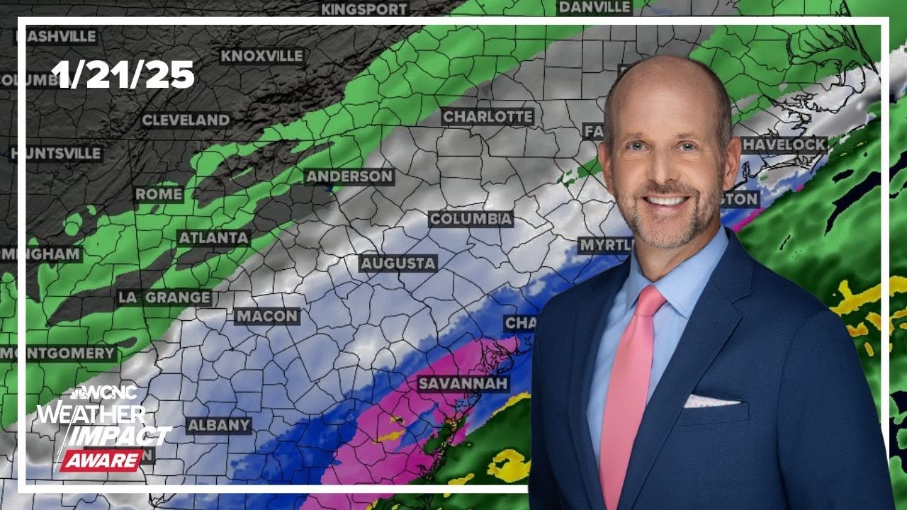 Light snow, icy roads possible Tuesday evening: Brad Panovich VLOG 1/21 ...