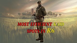 Top 10 most efficient Kaid spots in RainbowSixSiege