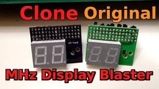 MHz Display Blaster: A 7-segment frequency display clone
