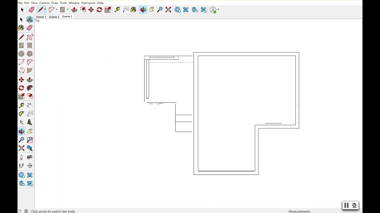 Exporting Drawings in 2D | Google SketchUp Pro | Elevation View