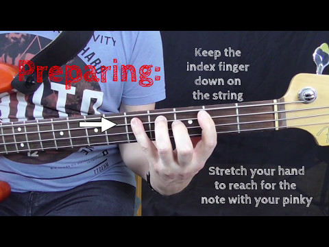 finger-exercises-for-bass-players---finger-stretching-exercise-#1a