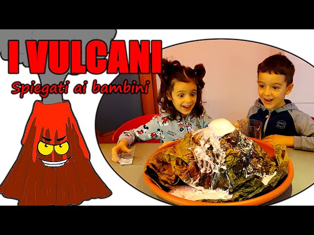 🌋 I VULCANI spiegati ai bambini + ESPERIMENTO eruzione vulcanica 💥 (Lezione di scienze) class=