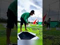 UNIQUE FOOTBALL GROUND MAKING TECHNIC ⚽ | #shorts