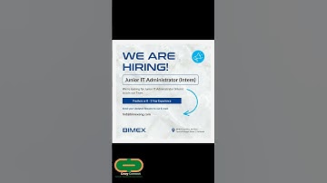 We are hiring Jr IT Administrator Intern