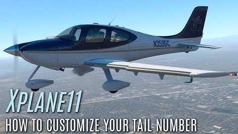 X-Plane 11.5 Tutorial: How to Customize Your Tail Number