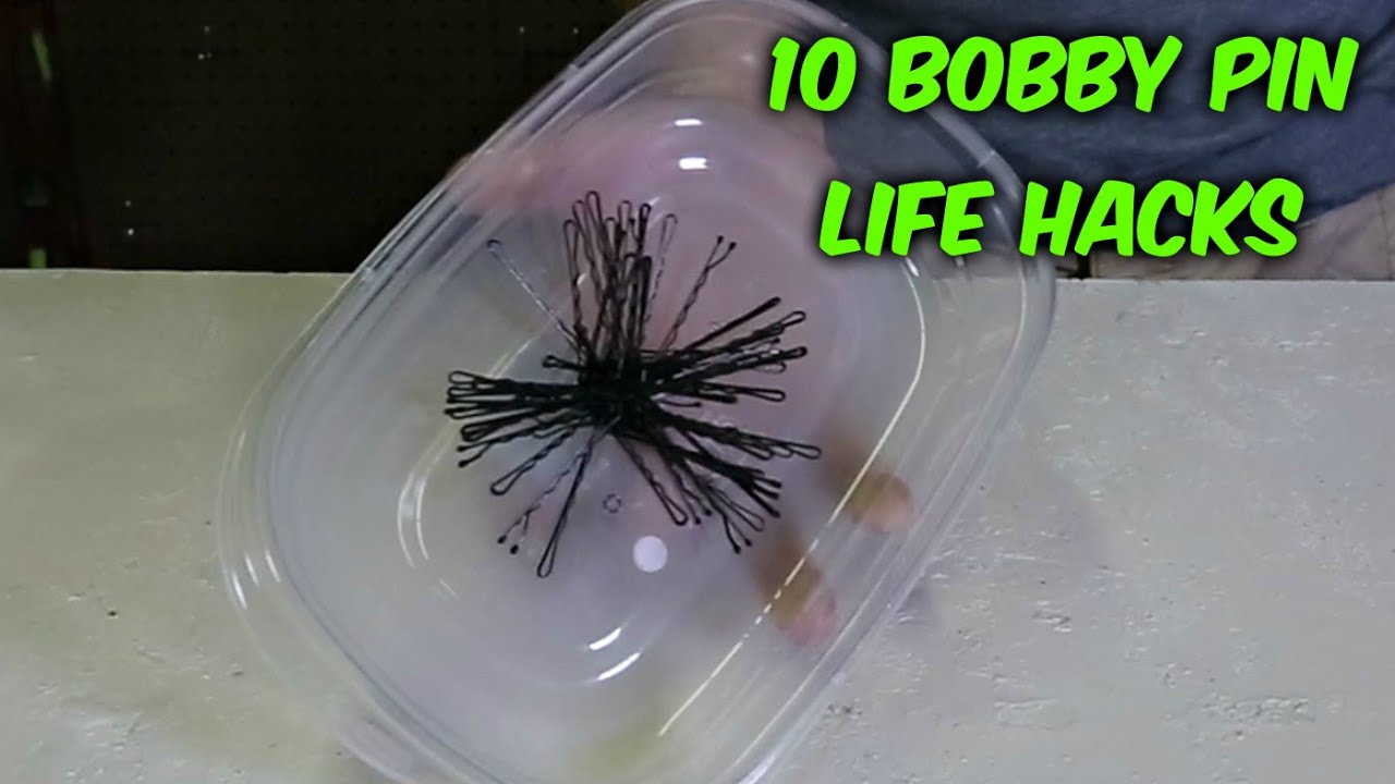10 Easy Bobby Pin Life Hacks Put to the Test Pin auf Hacks