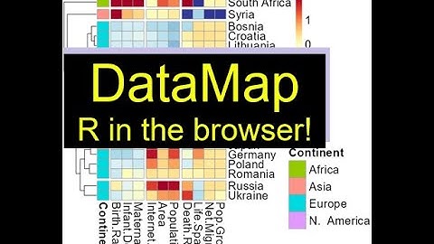 Create heatmaps and PCA plots with DataMap