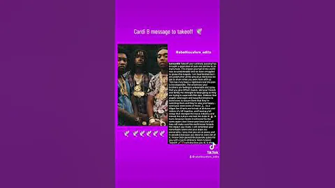Cardi B responds to takeoff passing #migos #takeoff #cardib #reaction #question #hiphop #shorts