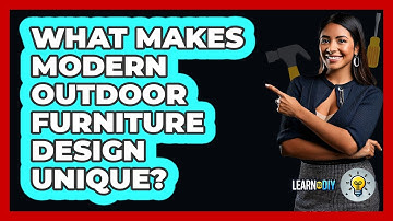 What Makes Modern Outdoor Furniture Design Unique? - LearnToDIY360.com