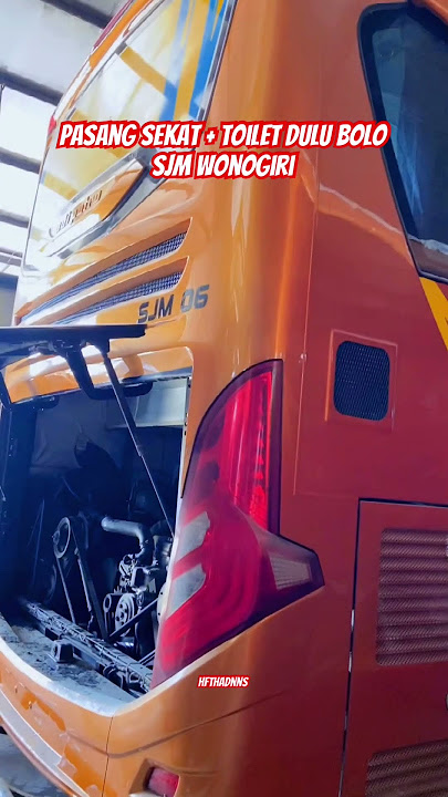 Pasang sekat   toilet dulu bolo | sjm wonogiri ‼️ #bus #sjm #wonogiri #terbaru #fyp #video #shorts