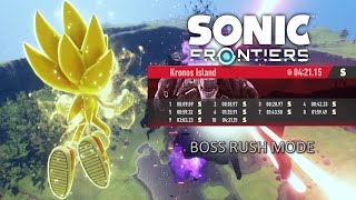 Sonic Frontiers DLC | Boss Rush Mode Kronos Island (S Rank)