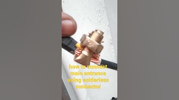 building electrical wire tapping using solderless connector