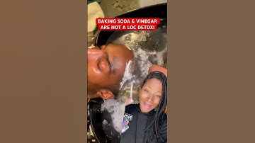 please STOP mixing baking soda & vinegar to detox locs!