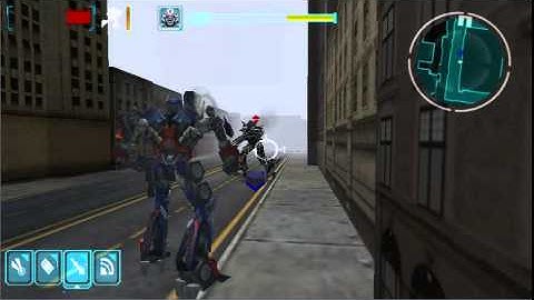 Transformers The Game PSP Mission 18 Center City Showdown