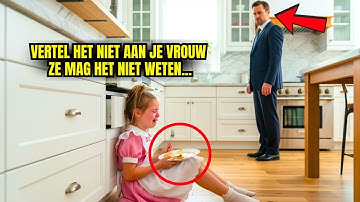MILJONAIR ZIET DE DOCHTER VAN DE DIENSTMEID RESTJES ETEN – WAT HIJ ONTDEKT IS VERWOESTEND!