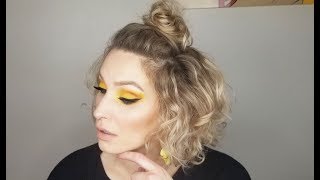 BRIGHT YELLOW SPRING MAKEUP LOOK | COFFEE BEFORE BEAUTY