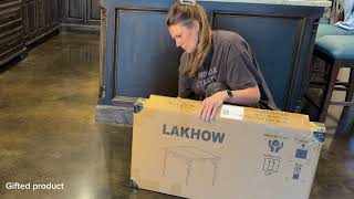 Lakhow 34x34 Square Folding Table - Overview | Should you get this? #ad #amazoninfluencer