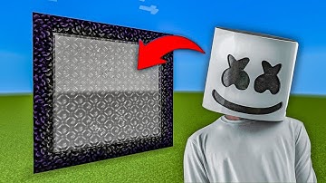 How to Make a Portal To The Marshmello Dimension in Minecraft