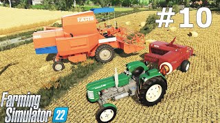 Flour production. Wheat harvest. Straw baling. Kolonia. FS22. Timelapse 10