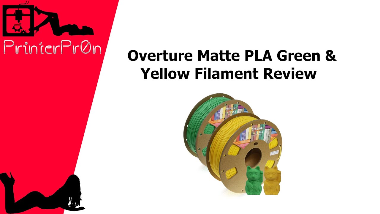 Overture PLA Filament Review - What to expect with this filament! 