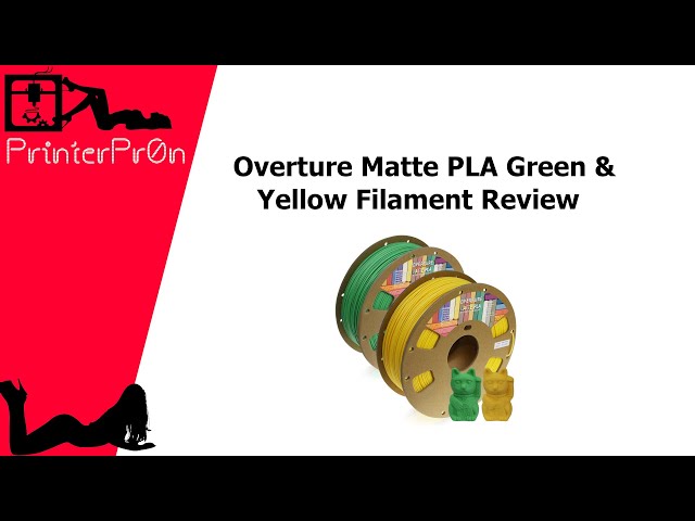 Overture PLA Filament Review - What to expect with this filament! 