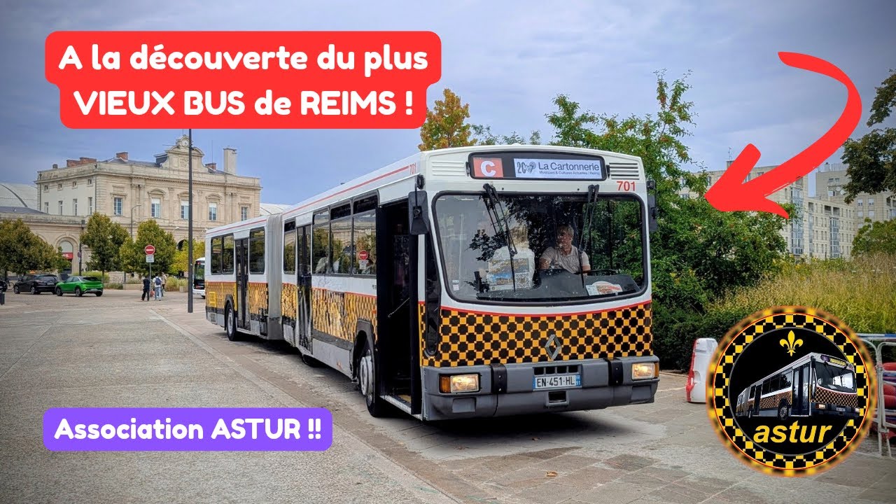 🚌 On découvre le plus vieux bus de Reims ! 🚌