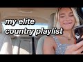 country playlist drive with me