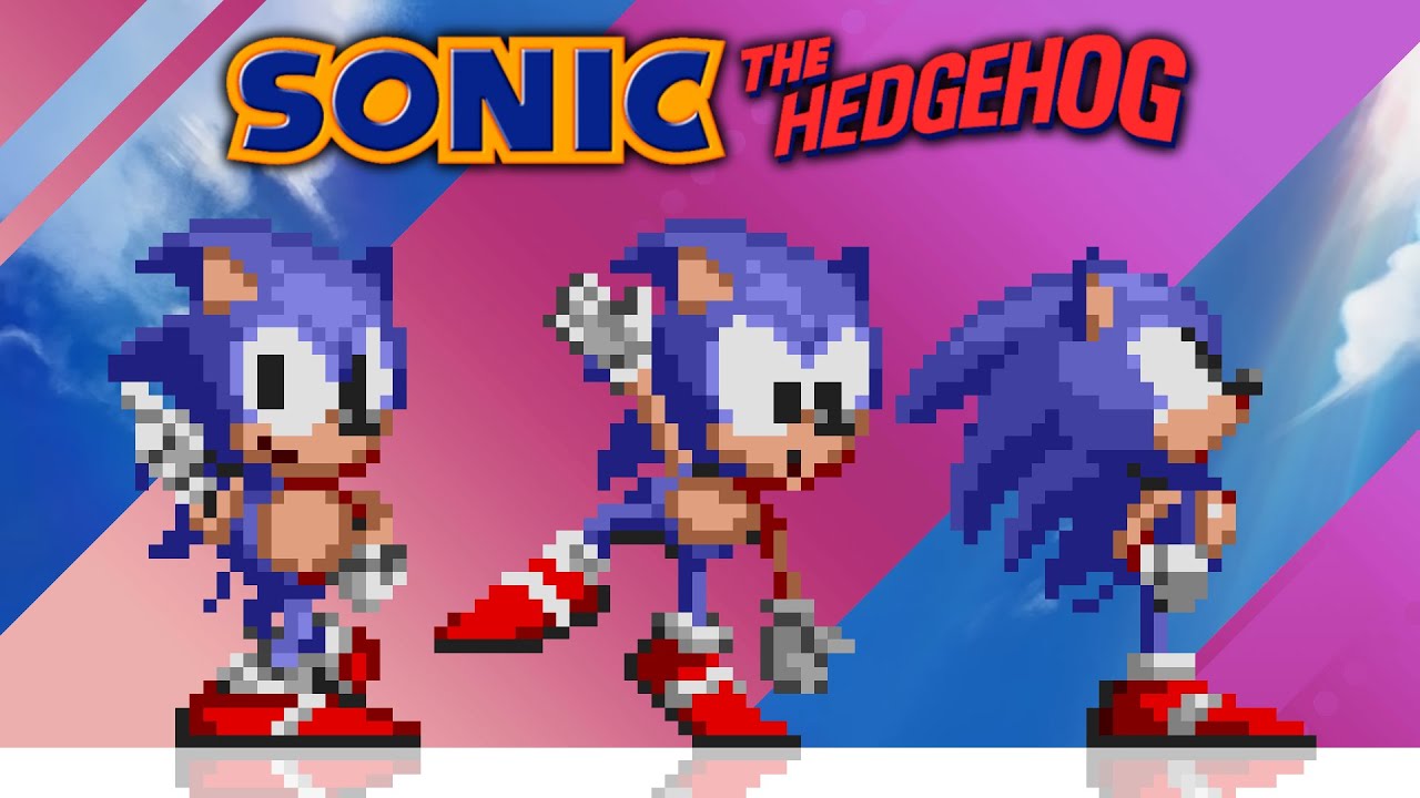 An Amazing Sonic Sprites in Sonic 1 ~ 4L1N's Sonic ~ Sonic Forever mods ~  Gameplay 