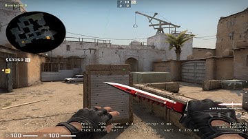 Dust2 Smoke and Flash from upper tunnel.