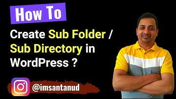 How To Create Subdirectory Or Sub Folder in Hindi 2023 | Step By Step Tutorial in WordPress