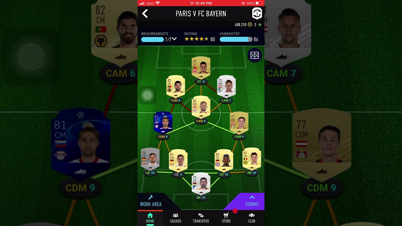 UEFA MARQUEE MATCHUP ( PARIS V FC BAYERN) Sbc Fifa 21