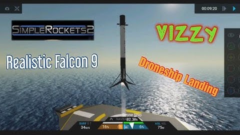 REALISTIC SPACEX Falcon 9 Launch and LANDING | SIMPLE ROCKETS 2