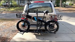 🚗 Vevor Hitch Mount Bike Rack Review ~ Perfect for  2 Fat Tire Bikes!