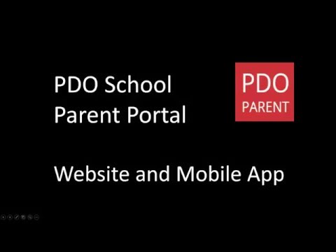 PDO School Parent Portal