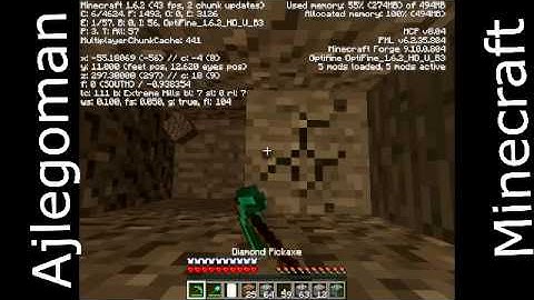 Minecraft Mod Showcase Diamond Meter Mod 1.6.2