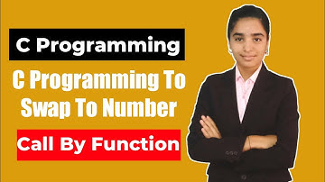 C Program To Swap Two Numbers using Function
