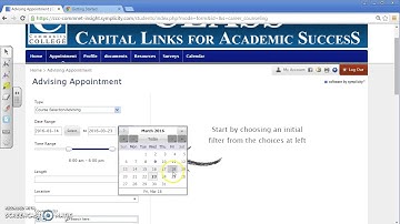 CLASS: How to schedule an appointment with your Advisor