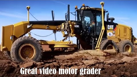 Great video motor grader Caterpillar 140M spreading Gravel || HadiTechnical