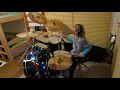 Marek Fiala 8 years old drummer (Mára in his room)