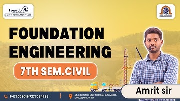 Foundation Engineering (Introduction) #7th Sem. Civil Engineering #aku #B.Tech