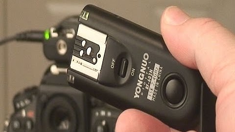 Review of Nikon D800 with YongNuo RF-603 Remote Shutter Release and Flash Trigger