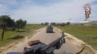 Russian units patrol the Bravo line daily