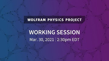 Wolfram Physics Project: Working Session Mar. 30, 2021 [Dimension Evolution in the Early Universe]