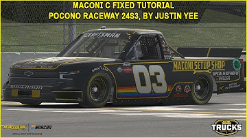 iRacing Maconi Trucks C Fixed Pocono Guide to Qualifying and Race 24S3
