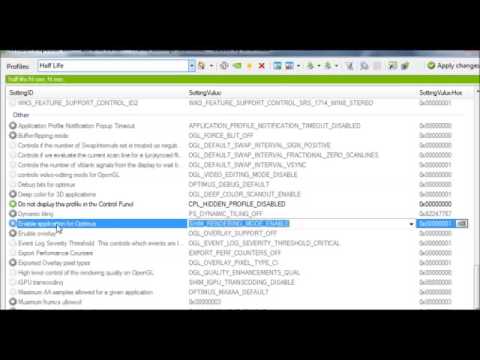 nvidia profile inspector windows 10