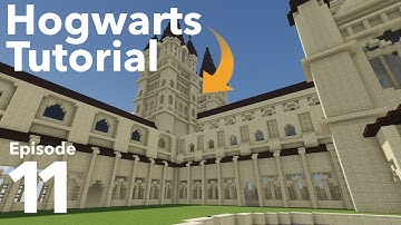 How to build Hogwarts in Minecraft - Episode 11 - Transfiguration Courtyard